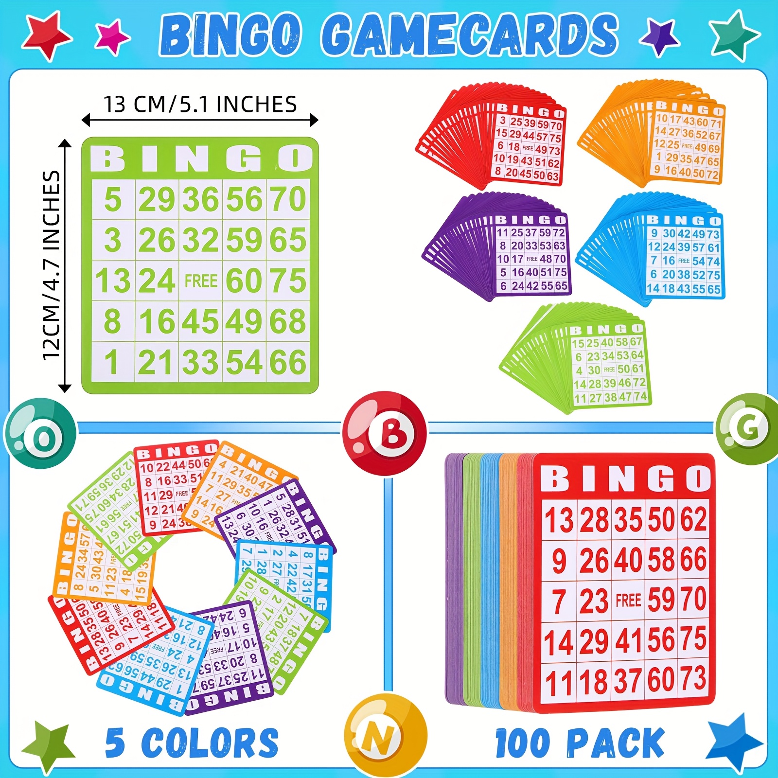 Set of 148 Bingo Game Cards in – обзор и цена Party Family Games