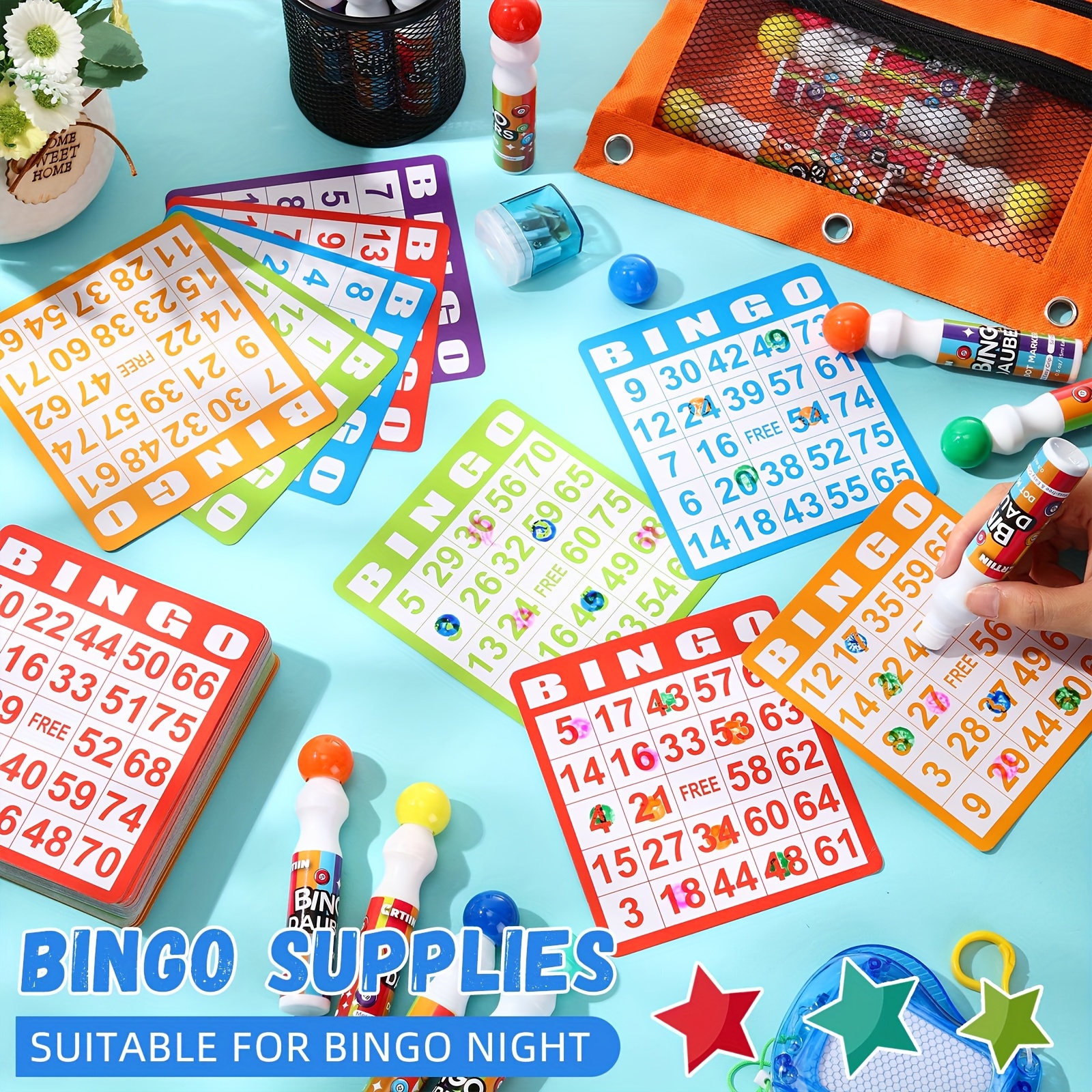Set of 148 Bingo Game Cards in – обзор и цена Party Family Games