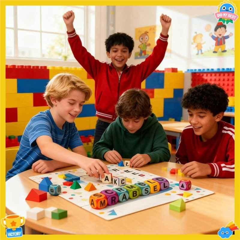 Best-Scrambled Dice Word Game  – обзор и цена Party Games Best