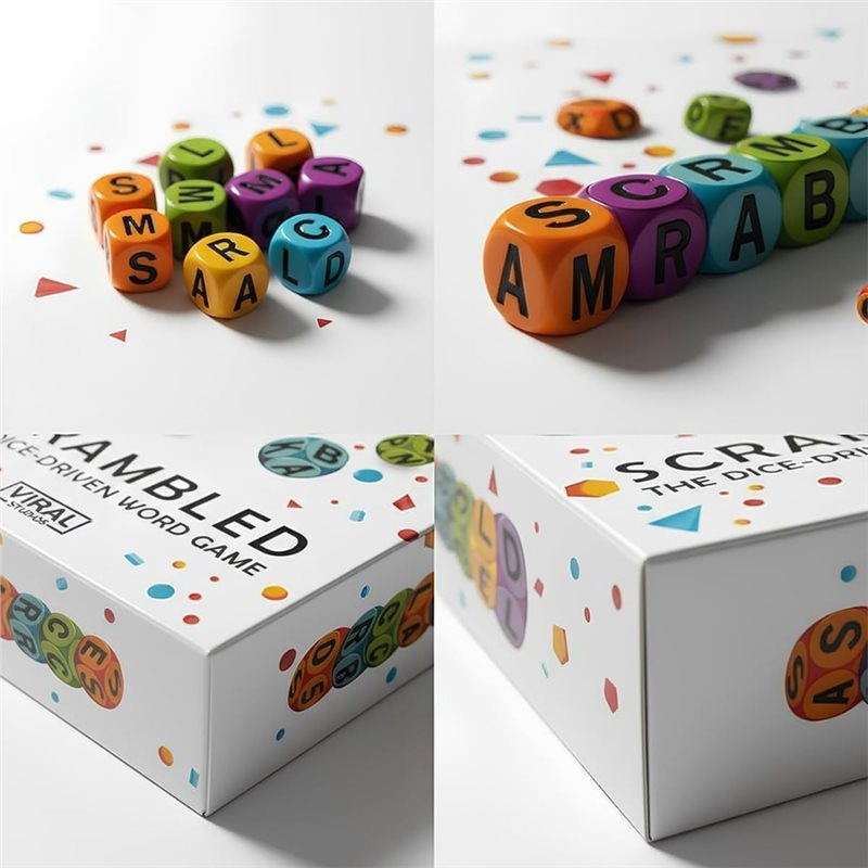 Best-Scrambled Dice Word Game  – обзор и цена Party Games Best