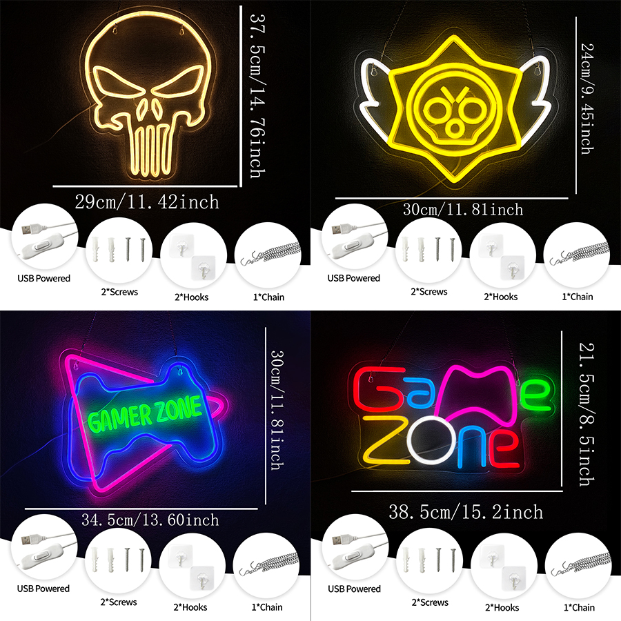 Game Zone Led Neon Sign, Stran – обзор и цена Party Games Best
