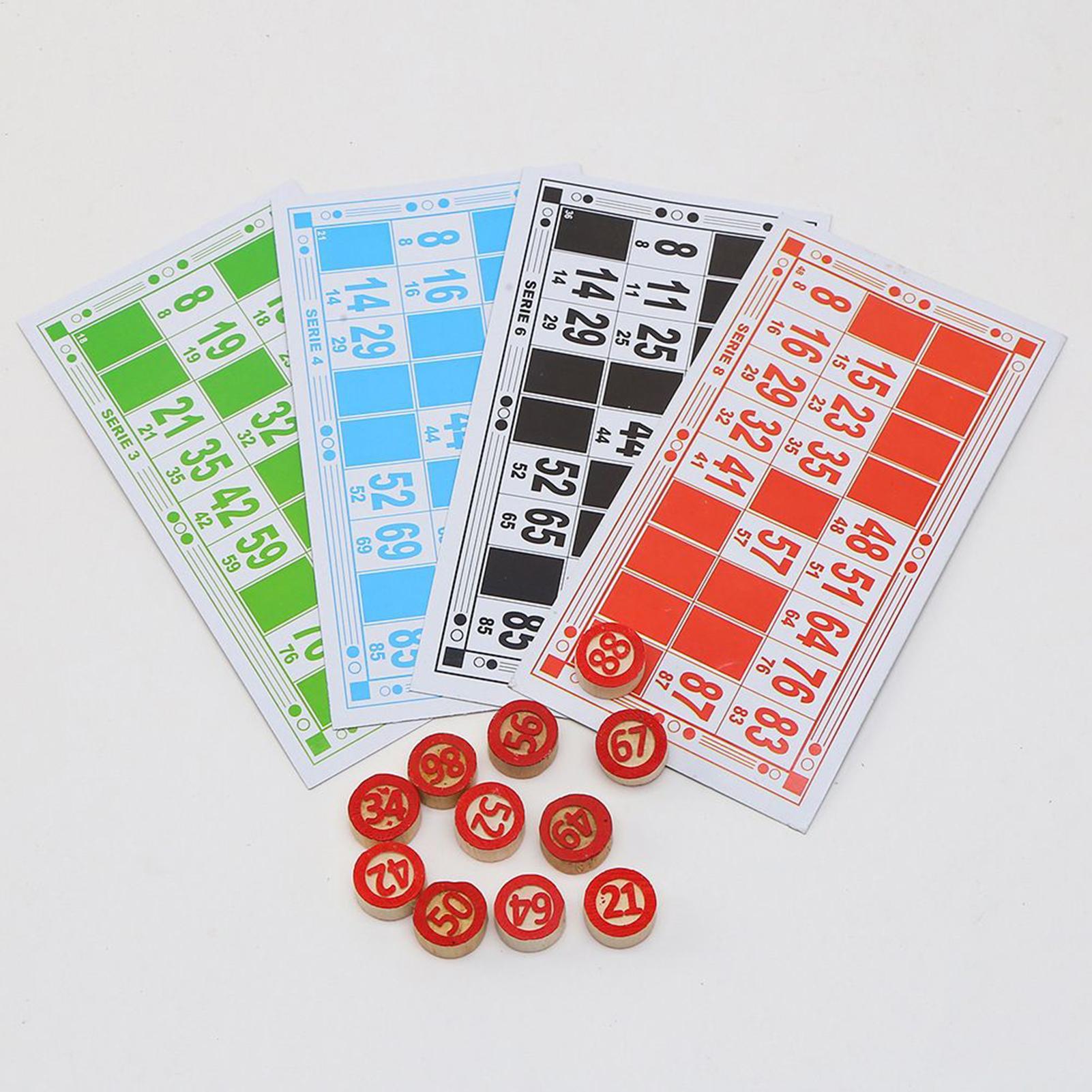 Bingo Card Game Wooden Funny E – обзор и цена Play Friends Party Games