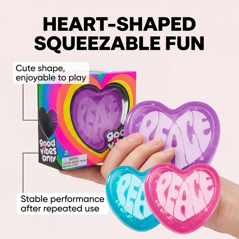 InStock PEACE Heart Shape Squi – обзор и цена Party Games Adults Funny
