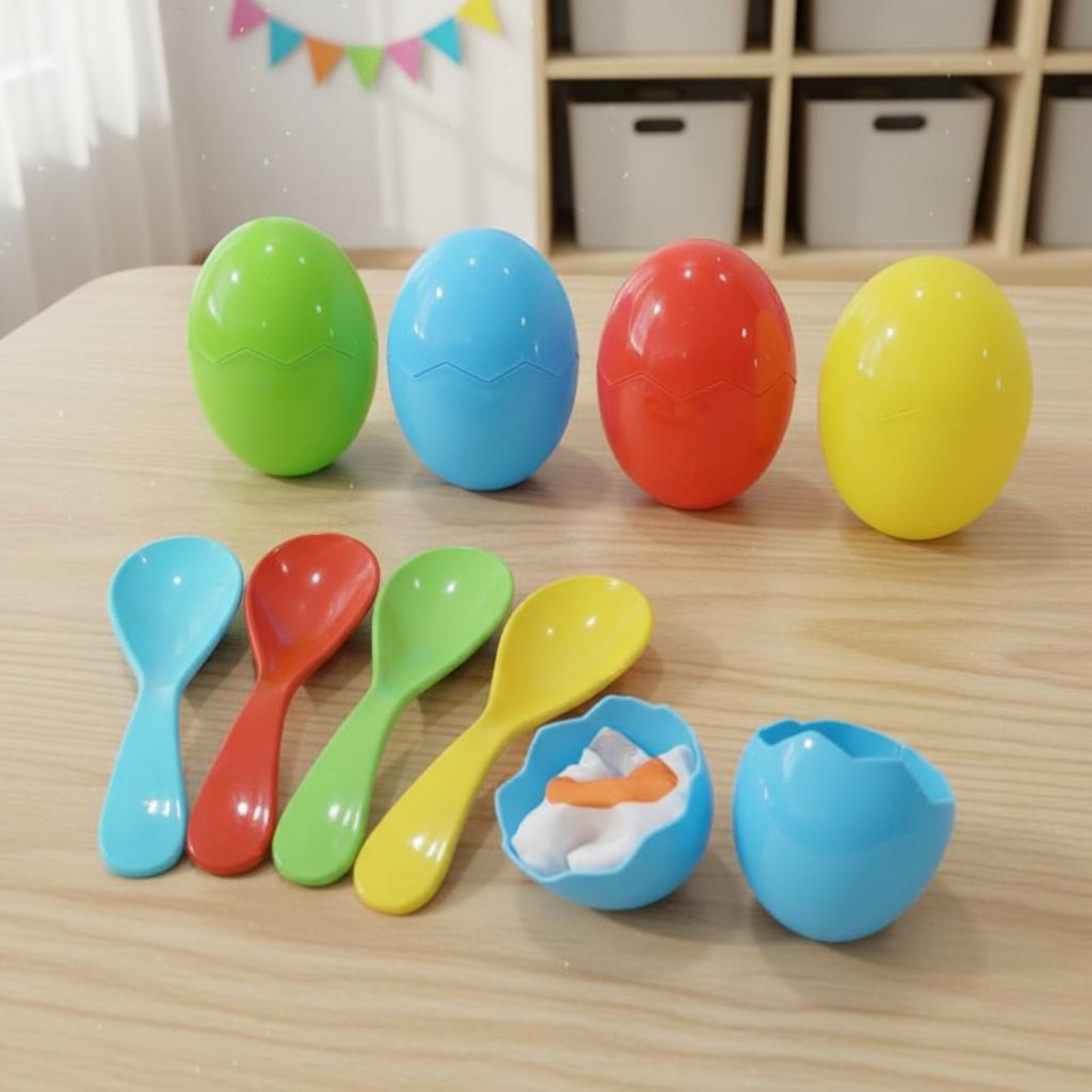 4 Sets Oval and Spoon Challeng – обзор и цена Party Family Games